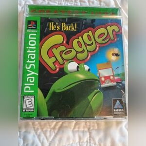 Original PlayStation Frogger - Green Game